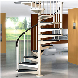 Metal spiral staircase