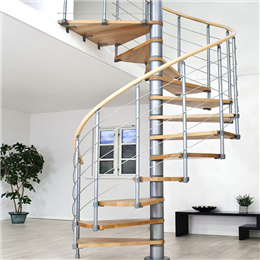 Spiral staircase to loft