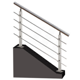 Rod iron stair railing