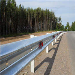 Highway metal guardrails