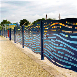 Laser cut fencing panels