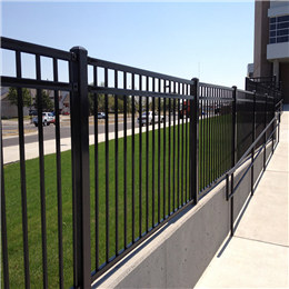 Wrought iron fencing panels