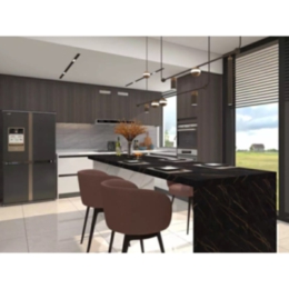 Black Melamine Kitchen Cabinets