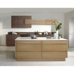 Timber Veneer Kitchen Cabinets