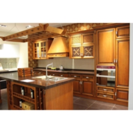 Painted Solid Wood Kitchen Cabinets