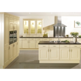 White PVC Kitchen Cabinets