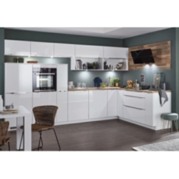 High Gloss HPL Kitchen Cabinets