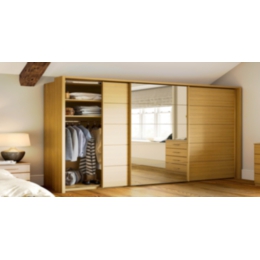 Oak Sliding Wardrobe