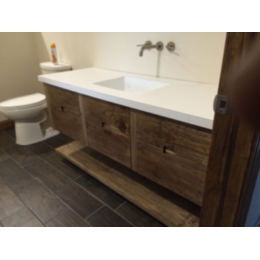 Solid Wood Bath Wall Cabinet