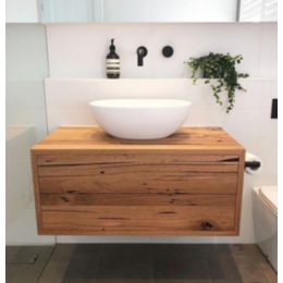 Solid Wood Bathroom Wall Mounted Cabinet