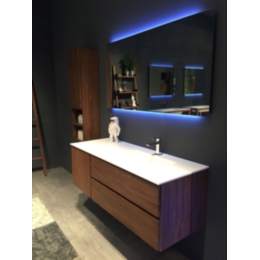 Solid Wood Bathroom Floating Vanity