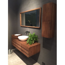 Solid Wood Bath Wall Vanity