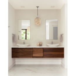 Solid Wood Bathroom Mounted Vanity