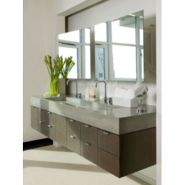 Floating Lacquer Finish Bath Vanity