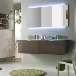 Floating Melamine Bathroom Cabinets