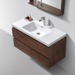 Wall Hung Melamine Bathroom Cabinets