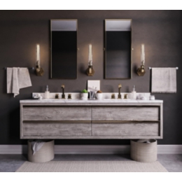 Wall Mounted Melamine Vanity