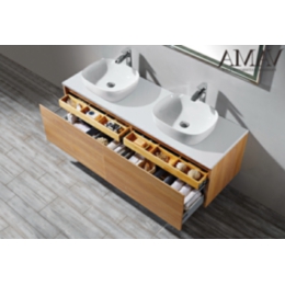 Wall Mounted Melamine Bathroom Vanity