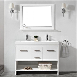 Acrylic Bathroom Floor Stand Cabinet