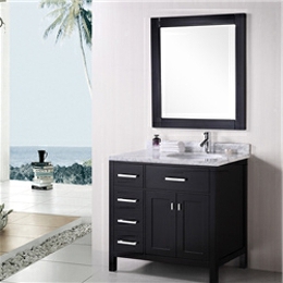 Floor Stand Aluminum Bathroom Vanity