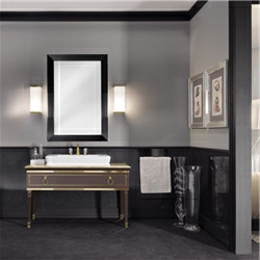 Lacquer Bath Floor Cabinet