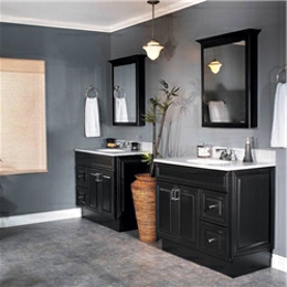 Solid Wood Bathroom Cabinet