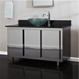 Stainless Steel Bathroom Floor Cabinet