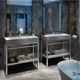 Floor Stand Stainless Steel Bathroom Cabinets