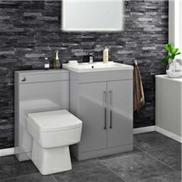 UV Finish Bathroom Floor Stand Cabinet