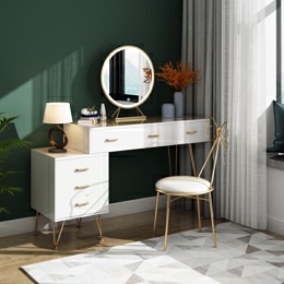 Makeup Table with Mirror