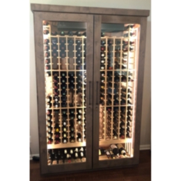 Wine Cabinet With Glass Doors